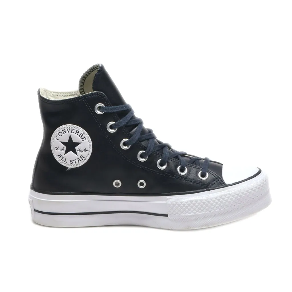 Converse Chuck Taylor All Stars High-Top Sneakers Leather Black Colour For Women