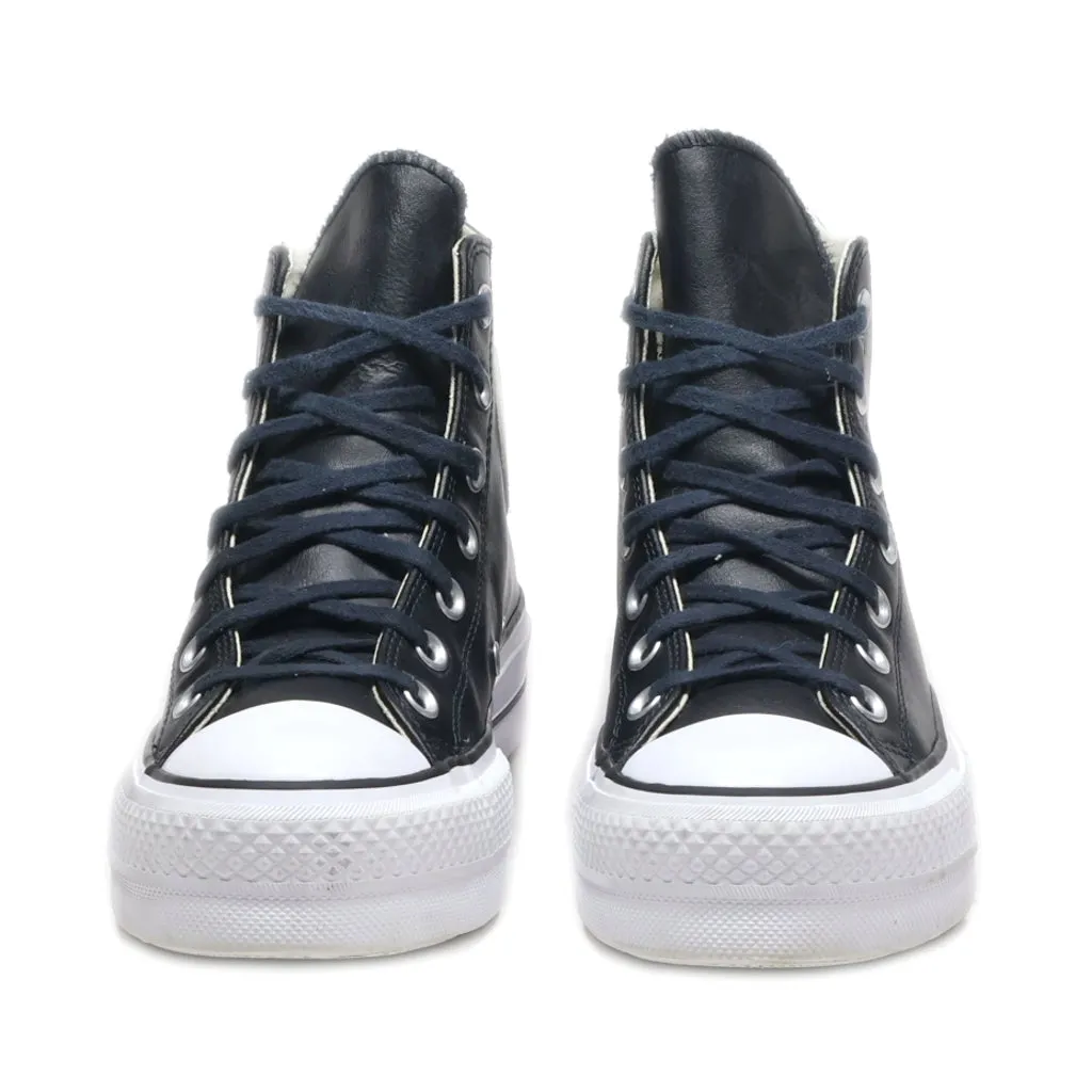 Converse Chuck Taylor All Stars High-Top Sneakers Leather Black Colour For Women