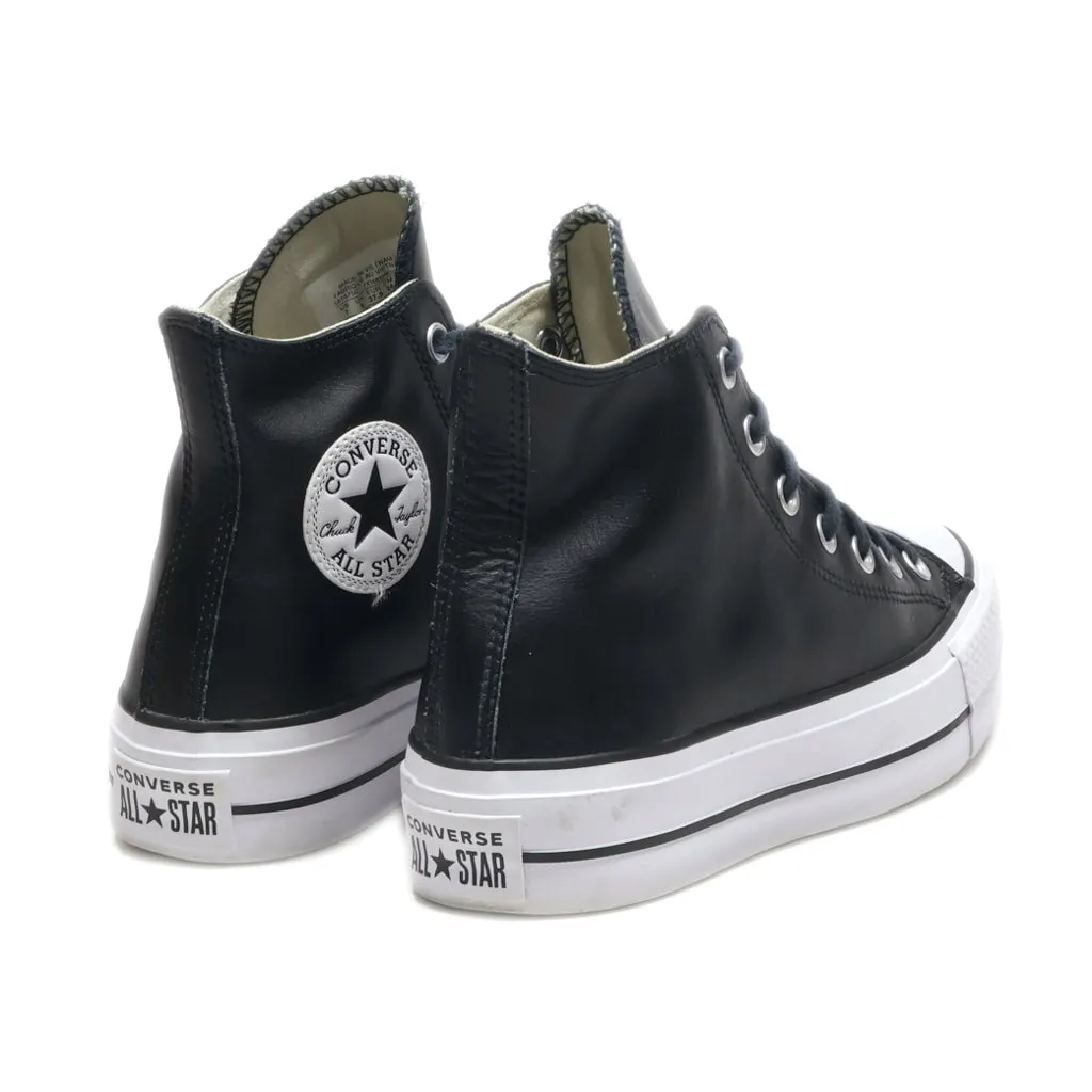 Converse Chuck Taylor All Stars High-Top Sneakers Leather Black Colour For Women