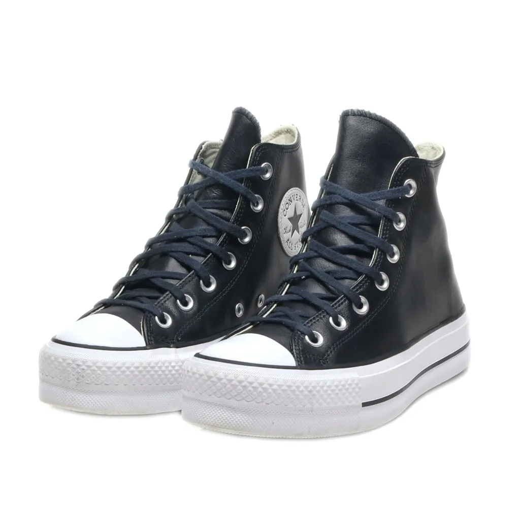 Converse Chuck Taylor All Stars High-Top Sneakers Leather Black Colour For Women