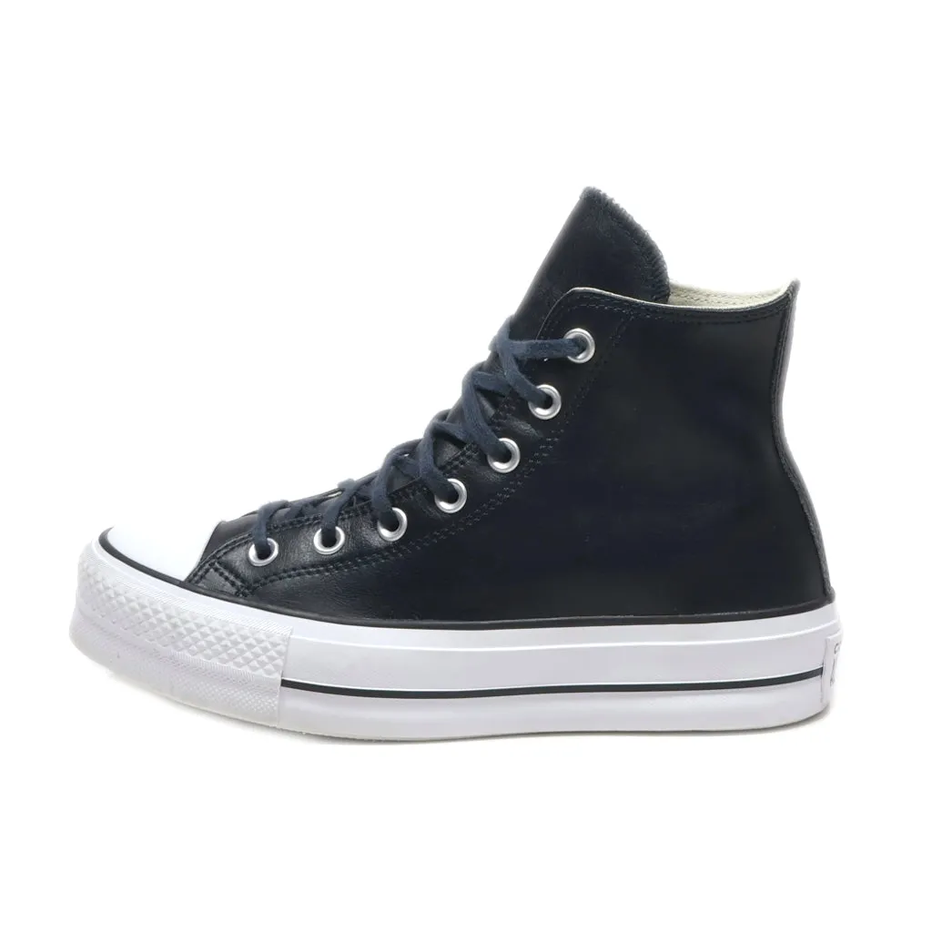 Converse Chuck Taylor All Stars High-Top Sneakers Leather Black Colour For Women