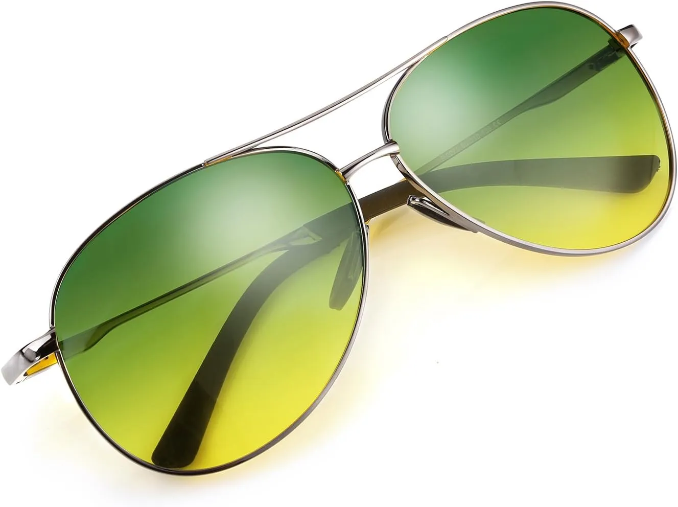 FEISEDY Night Driving Glasses Night Vision Aviator Anti Glare Eyewear for Men Women B2294