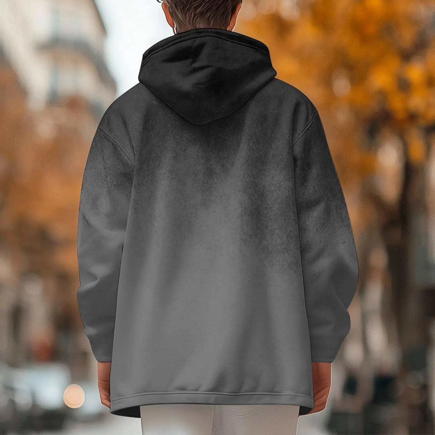 Mens Sherpa Hoodie Full-Zip Warm Thermal Sweatshirt Heavyweight Fleece Winter Hooded